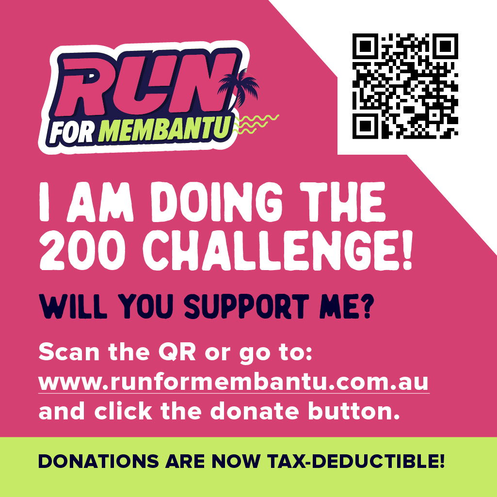 200 challenge run for membantu