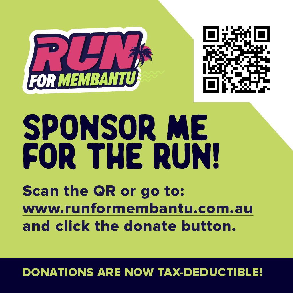 sponsor me for the run for membantu