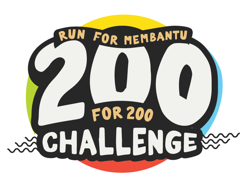 200 for 200 Run for Membantu Logo